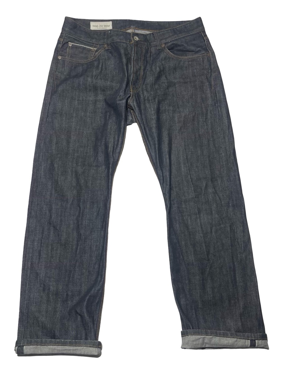 Kicking Mule Workshop 1980 Selvedge Jeans Denim Mens Black 36x32